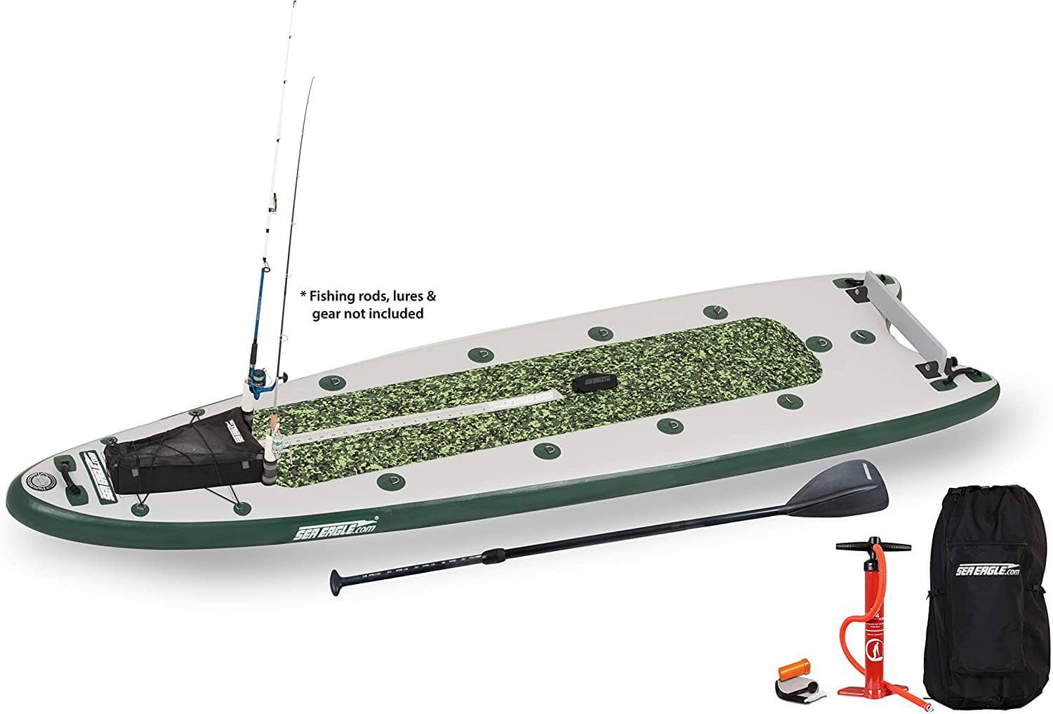 Sea Eagle FishSUP 126 Inflatable Fishing Paddle Board - Start Up
