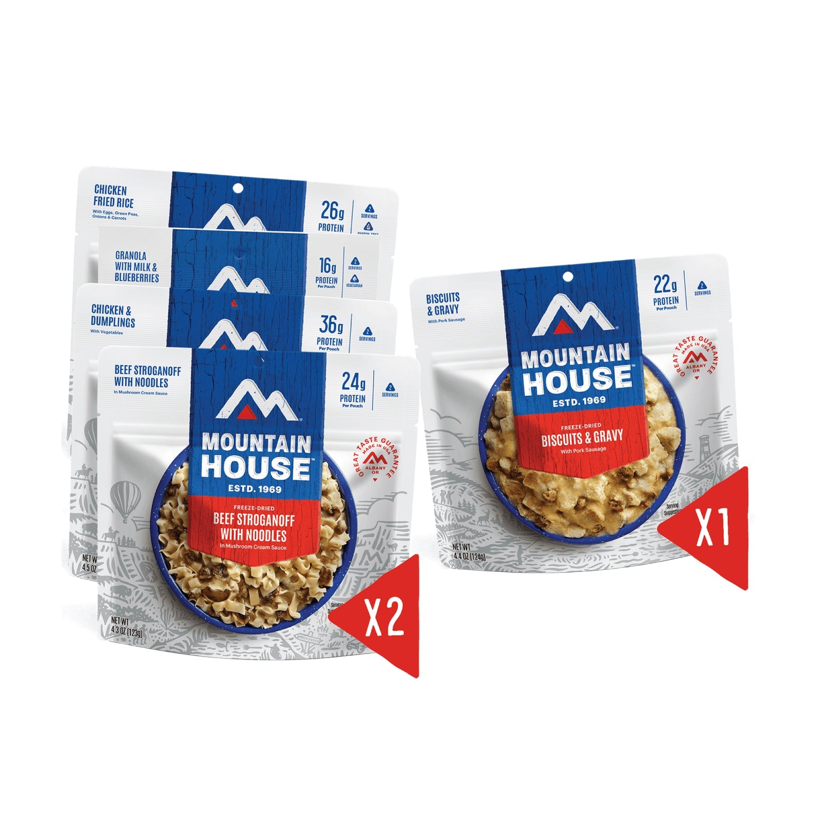 Mountain House Just In Case 3-Day Emergency Food Kit | 72 Hour Survival Food Supply