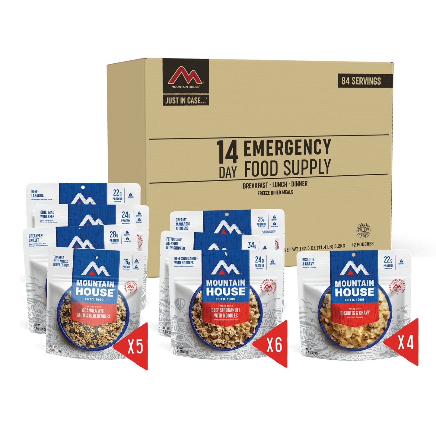 Mountain House 14-Day Emergency Food Supply Kit