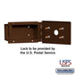 Salsbury 1090AU Recessed Mounted USPS Approved Key Keeper Box, Aluminum