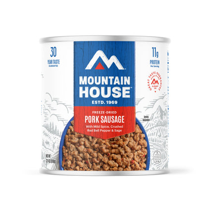 Mountain House Freeze Dried Pork Sausage #10 Can