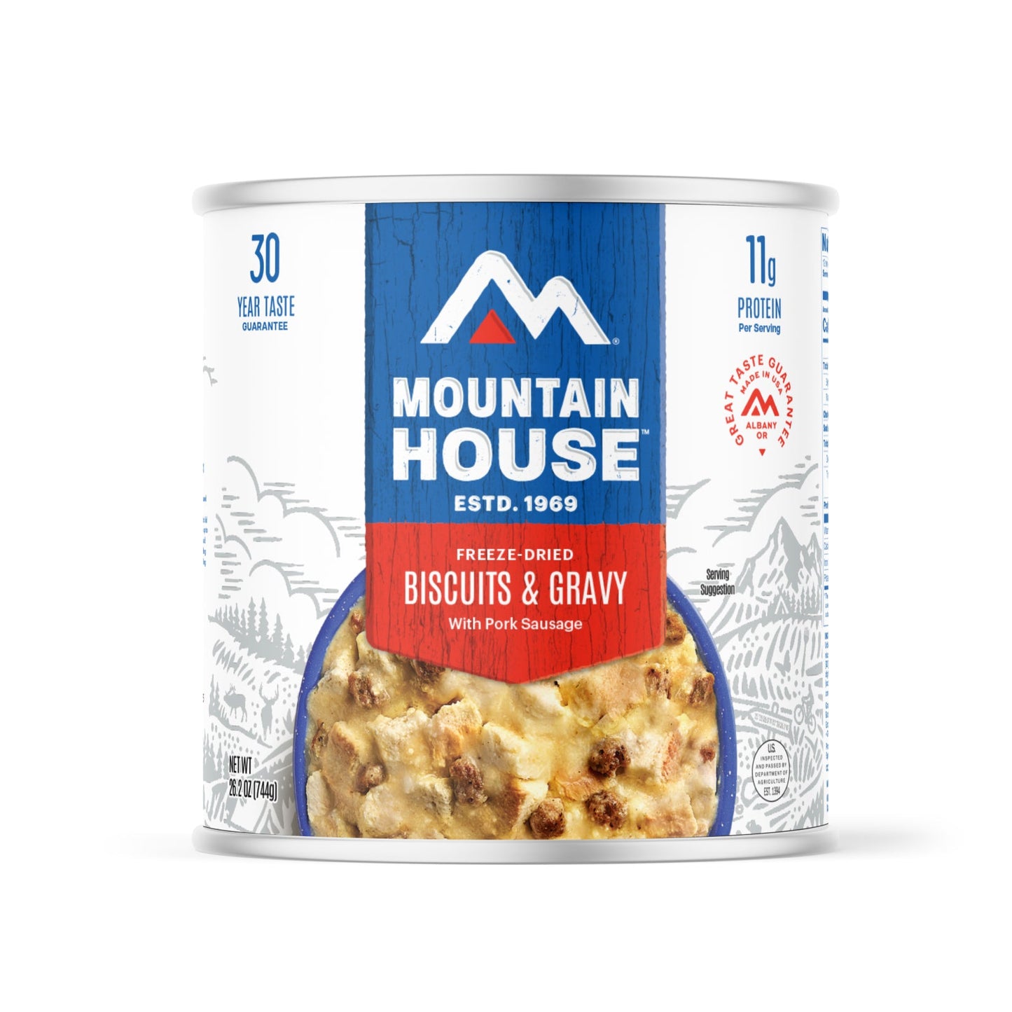 Mountain House Biscuits & Gravy #10 Can (6 Cans Per Case)