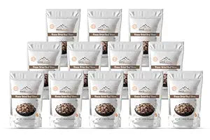 Mountain Essentials Freeze Dried Beef Dices Pouches - Protein Packed Meal