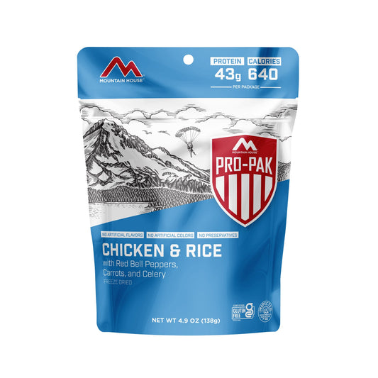 Mountain House Chicken & Rice Pro-Pak Pouch - Pack of 6