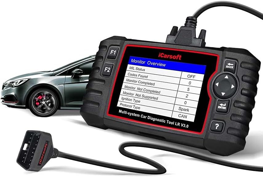 iCarsoft LR V3.0 for Land Rover/Jaguar Diagnostic Tool with auto VIN/Quick Test/Actuation Test