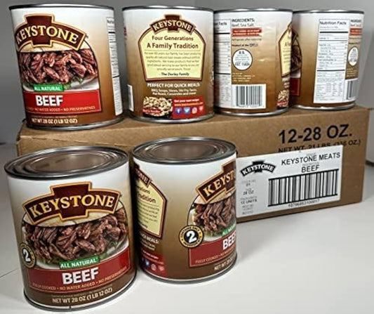 Keystone Meats All-Natural Beef 28 oz Can