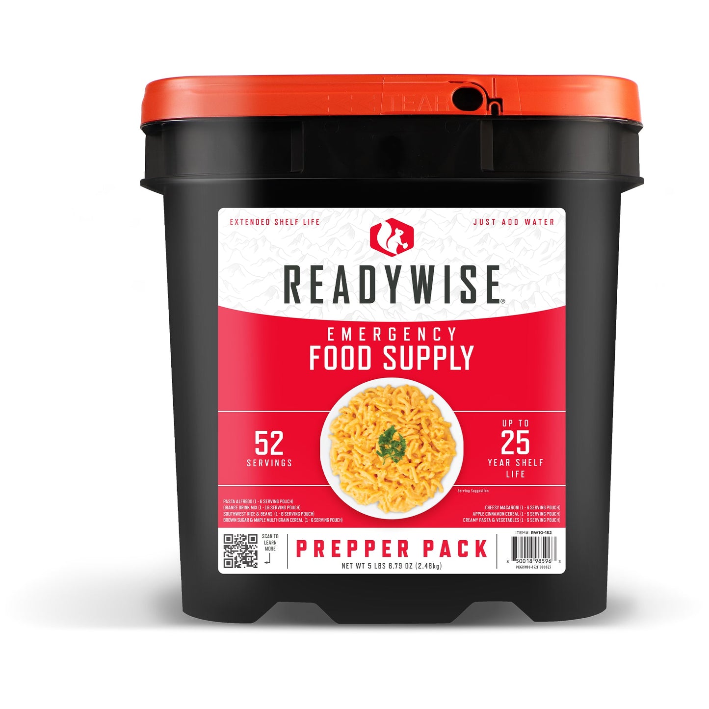 ReadyWise - 52 Serving Prepper Pack Bucket