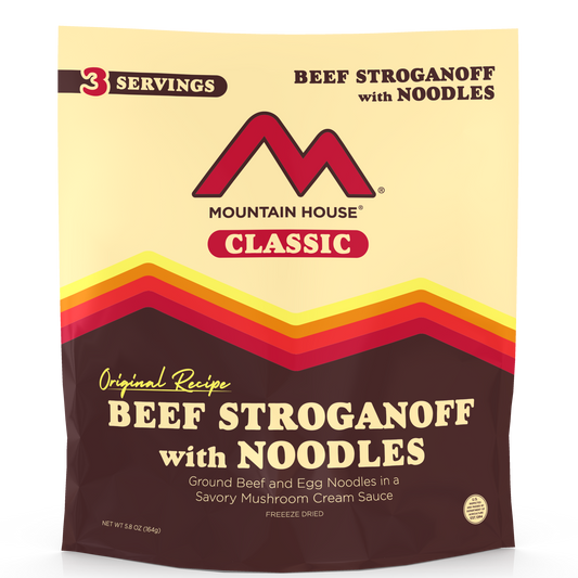 Mountain House Classic Beef Stroganoff with Noodles (Pack of 4) | A Taste of the Past, Perfect for Today