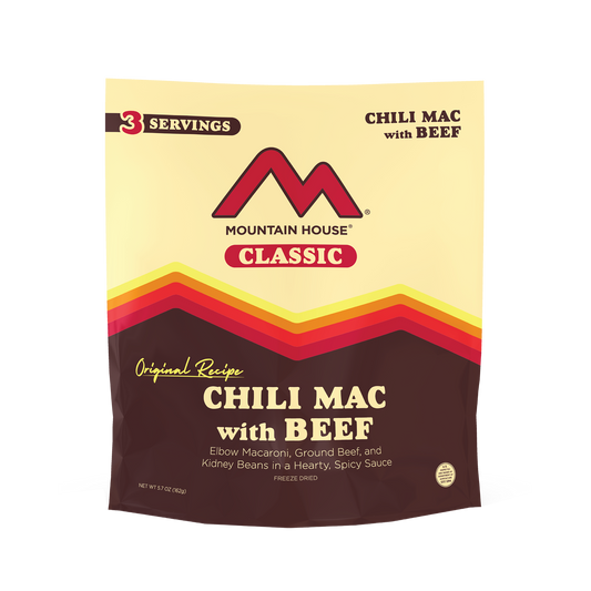 Mountain House Classic Chili Mac with Beef Pouch (4/case) | Nostalgic Taste, Modern Convenience