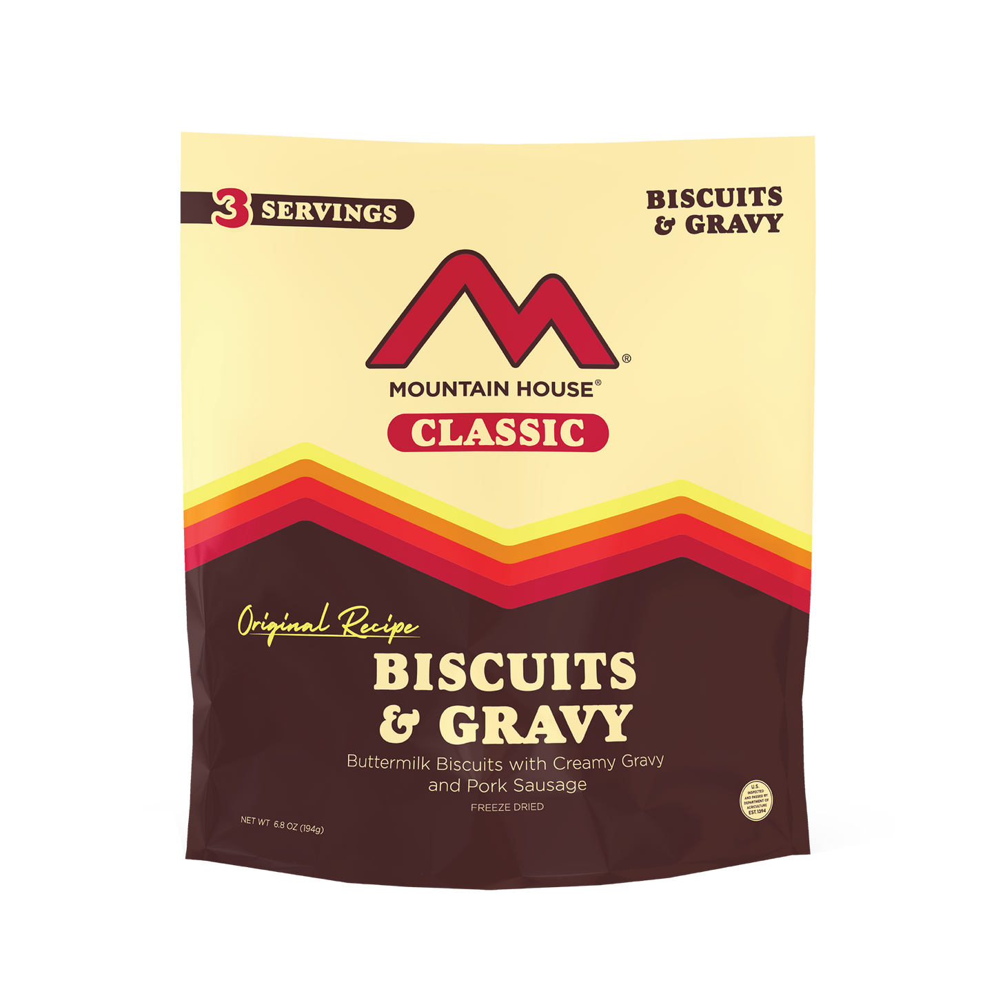 Mountain House Classic Biscuits and Gravy Pouch (4/case)