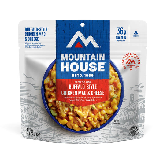 Mountain House Buffalo Style Chicken Mac & Cheese Pouch - 6 Pack