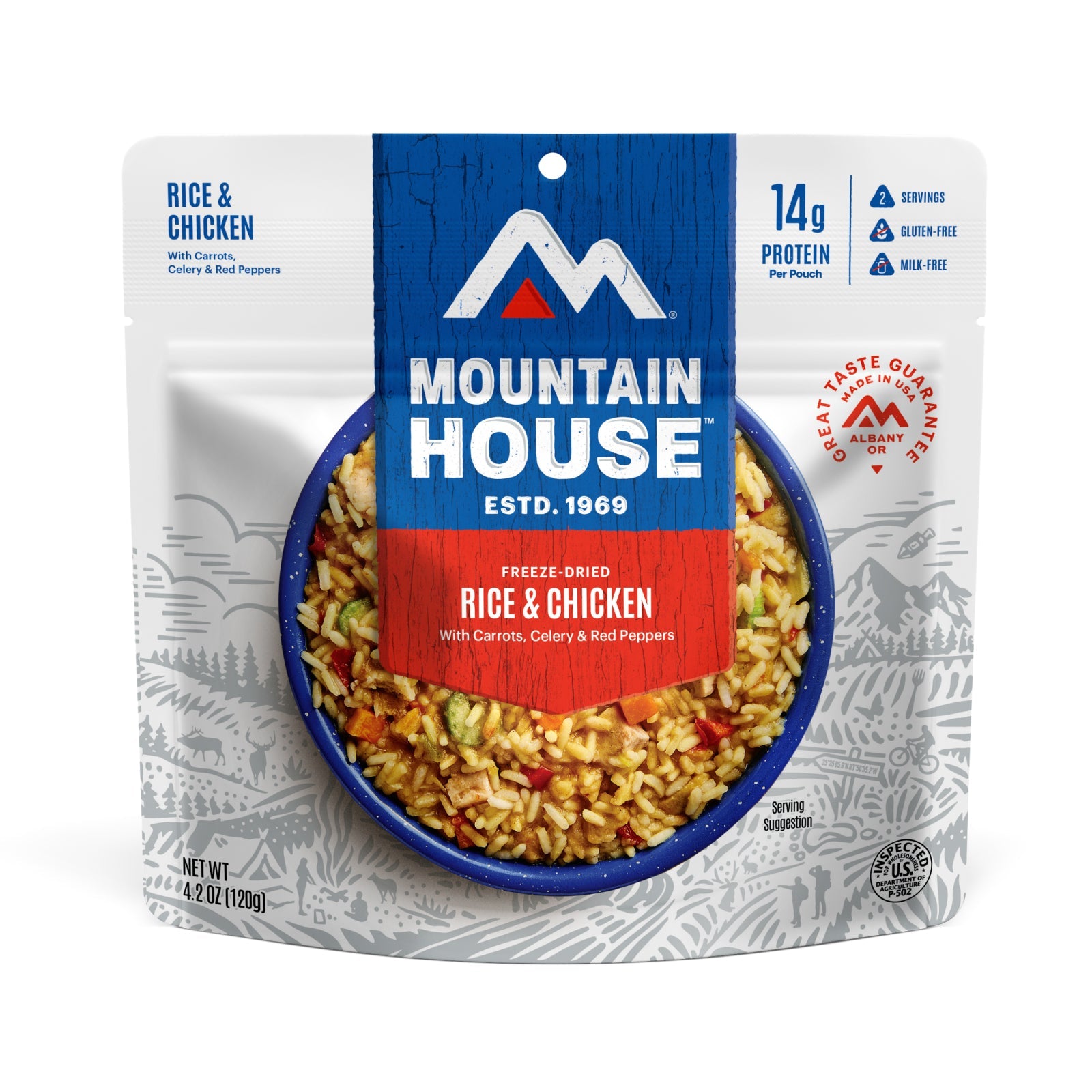 Mountain House Rice & Chicken - Pouch (6/case)