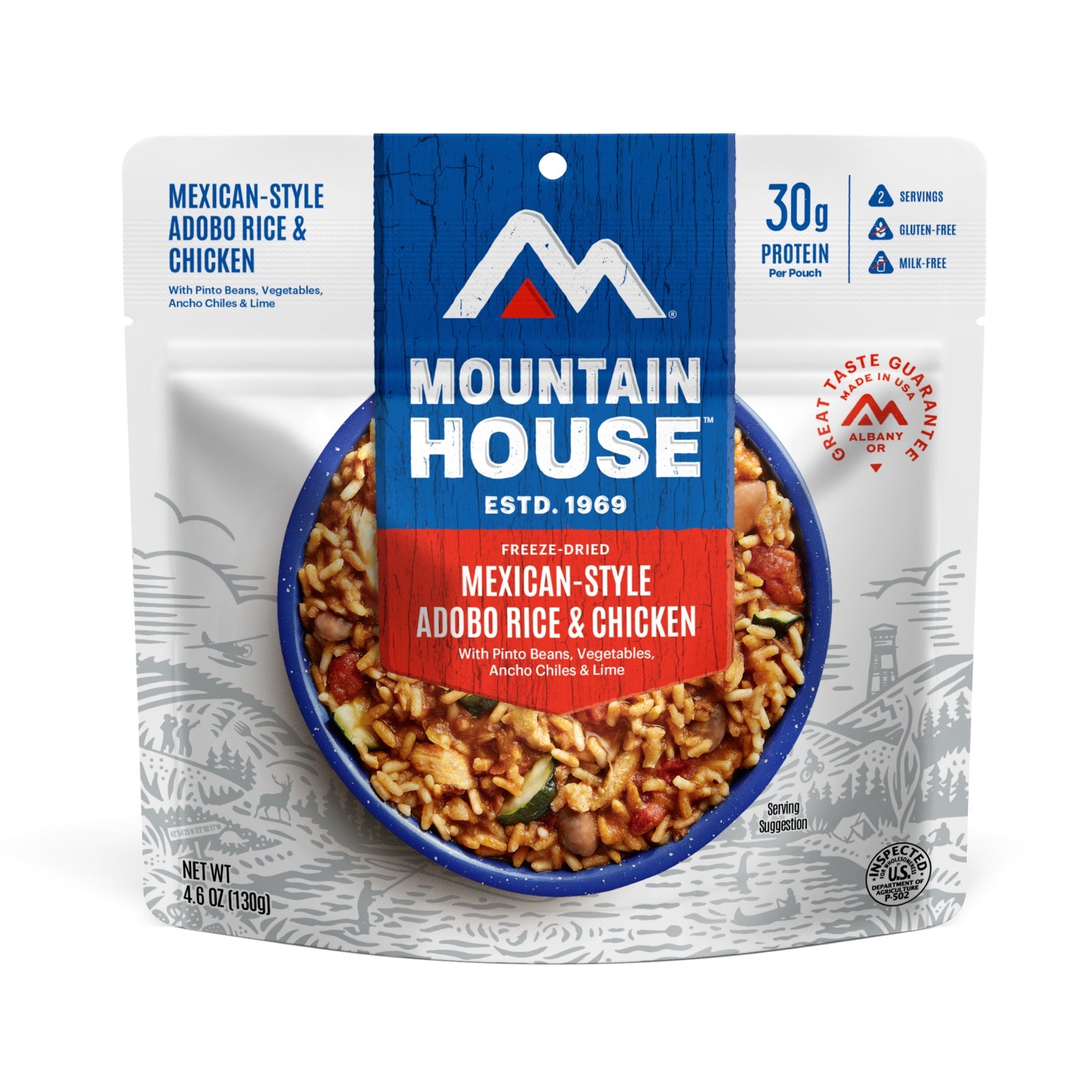 Mountain House Mexican-Style Adobo Rice & Chicken - Pack of 6