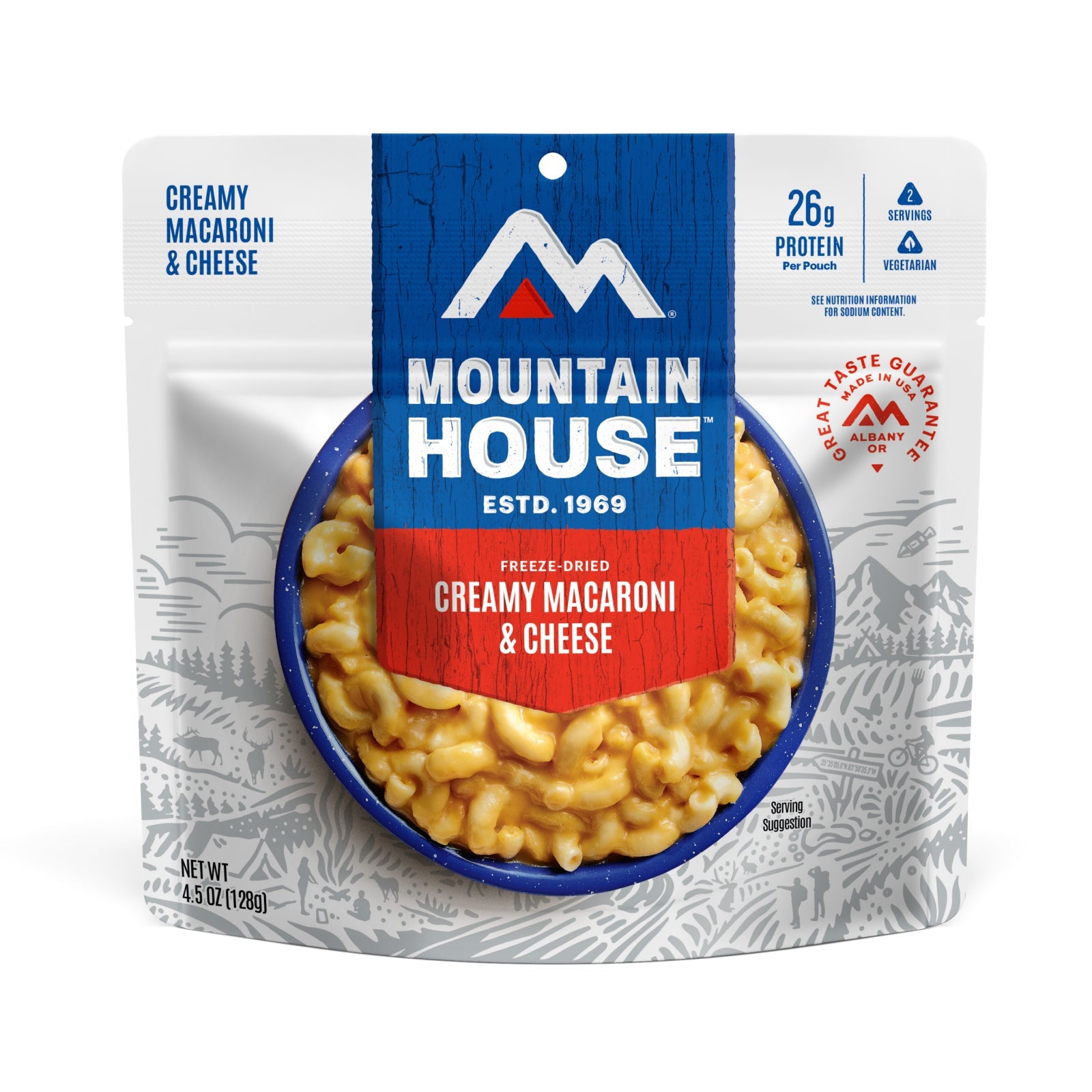 Mountain House Creamy Macaroni & Cheese Pouch - 6 Pack