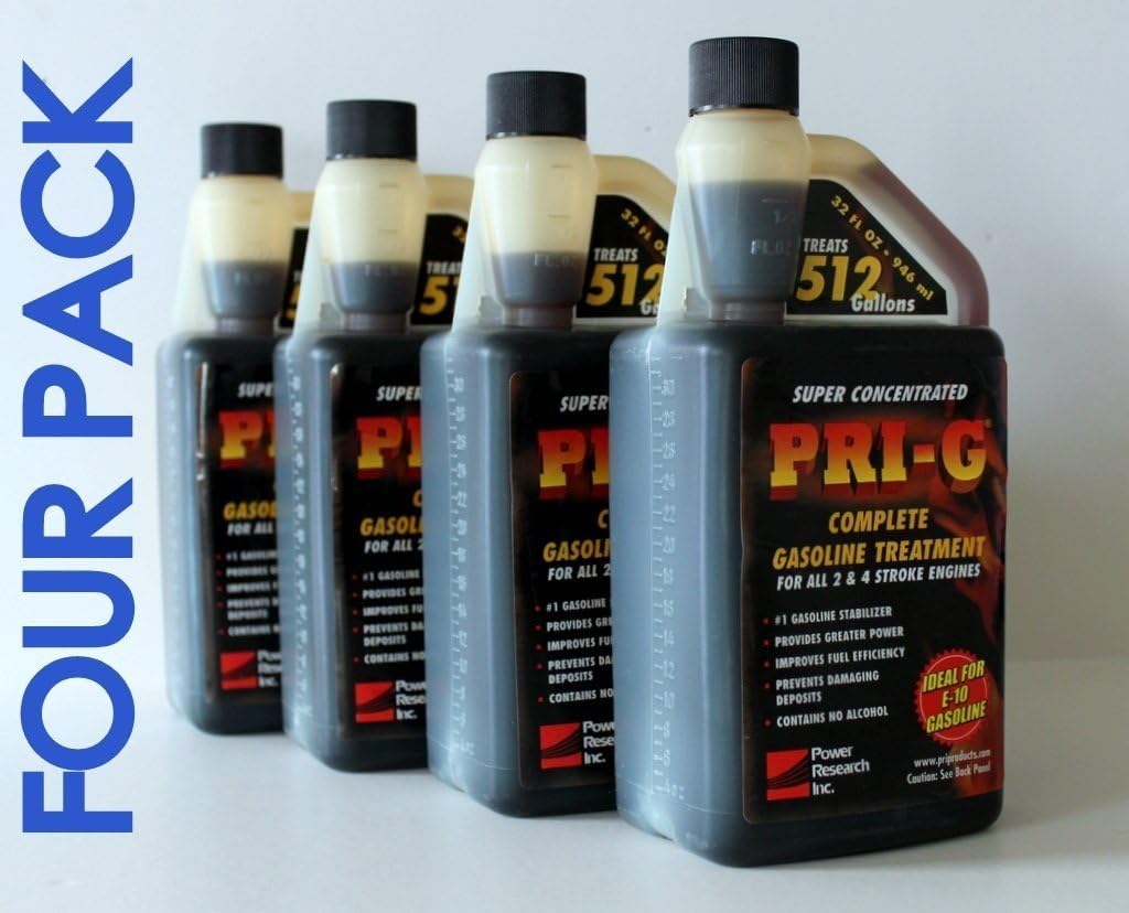 PRI-G Gasoline Treatment 4-Pack - 32oz Bottles