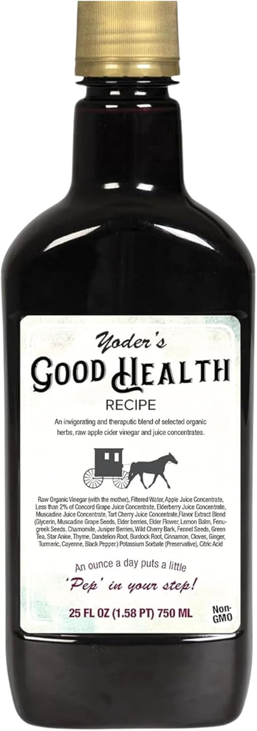 Yoder’s Good Health Recipe Apple Cider Vinegar Liquid Complex – 25 oz