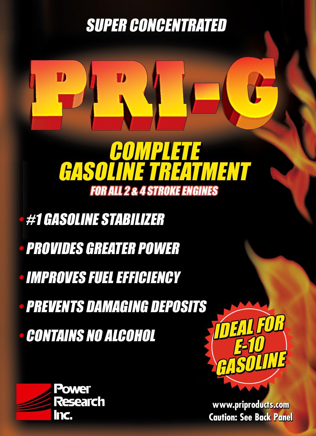 PRI Fuel Stabilizer - Gasoline, 16 Ounce - Fuel Economy Booster