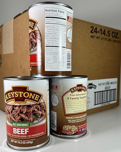 Keystone Meats All Natural Beef 14.5 oz Can