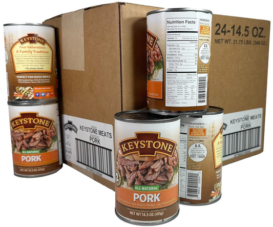 Keystone Meats All Natural Pork 14.5 Oz Can