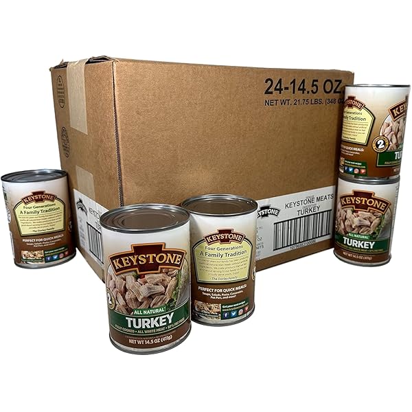 Keystone Meats All Natural Canned Turkey 14.5 Oz Can