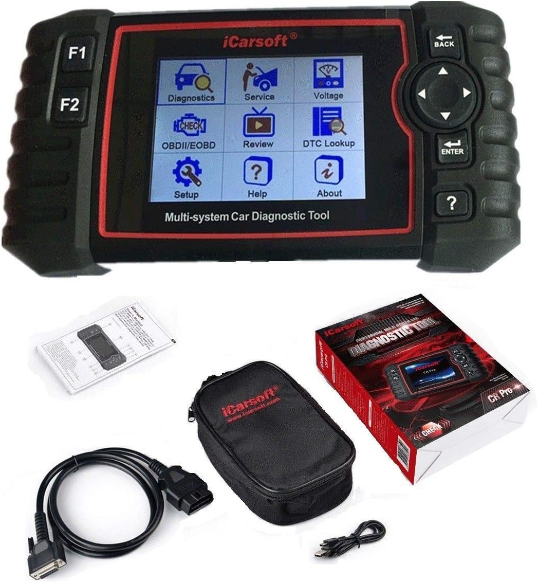 iCarsoft CR Pro Multi-Systems Diagnostic Scan Tool for Multi-Brand Vehicles +Oil Reset+EPB+BMS++SAS+ETC+BLD+INJ