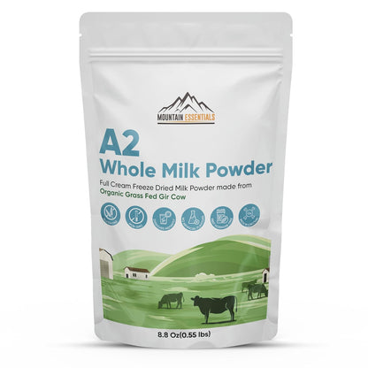 Mountain Essentials A2 Whole Milk Powder 8.8 Oz