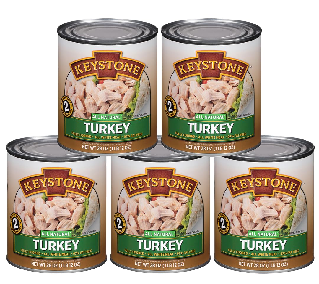 Keystone Meats All Natural Canned Turkey 28 oz Can