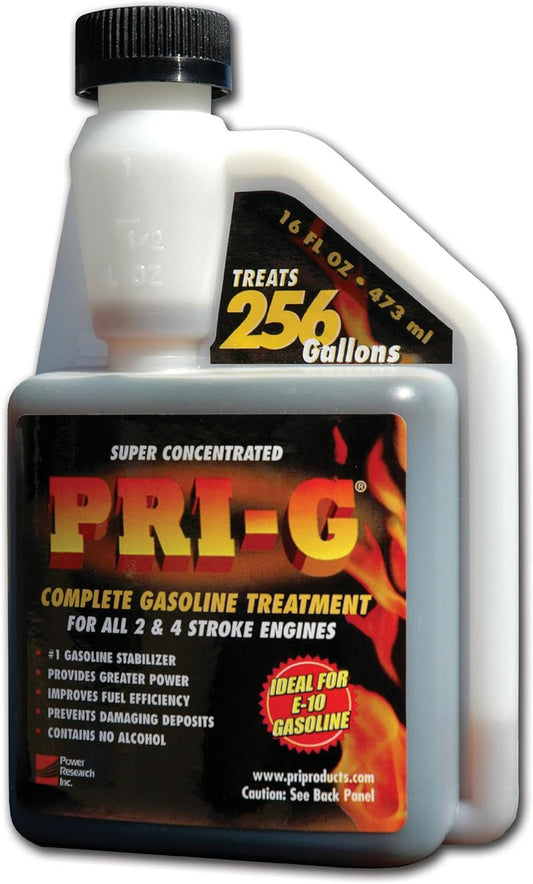 PRI Fuel Stabilizer - Gasoline, 16 Ounce - Fuel Economy Booster