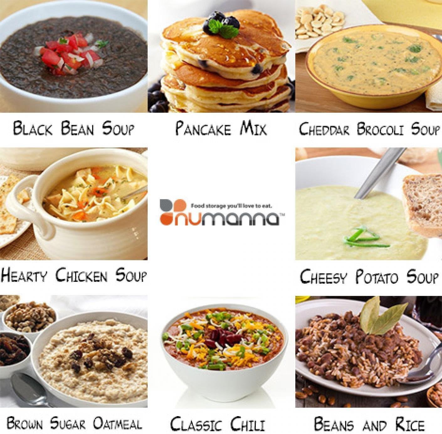 NuManna GMO-Free Food Storage One Month Grab 'N Go | 76 Servings