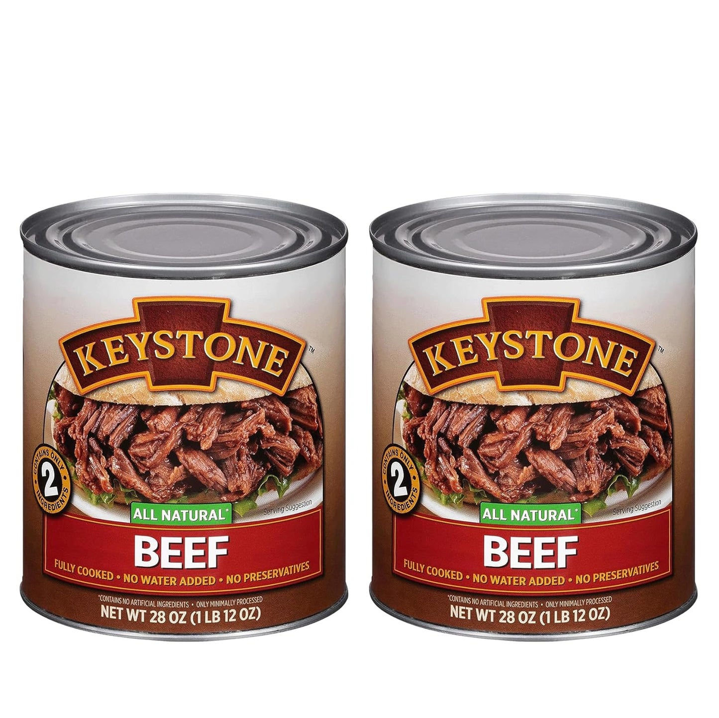 Keystone Meats All-Natural Beef 28 oz Can