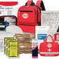 SAFECASTLE School Compact Kit Emergency Supplies Bag for Schools