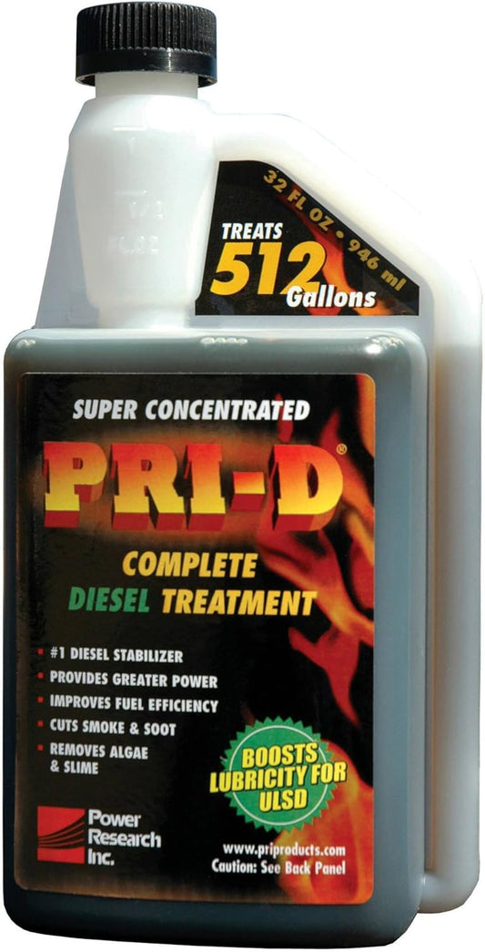 PRI Fuel Stabilizer - LUBRICITY - STABILITY DIESEL TREATMENT 32Oz