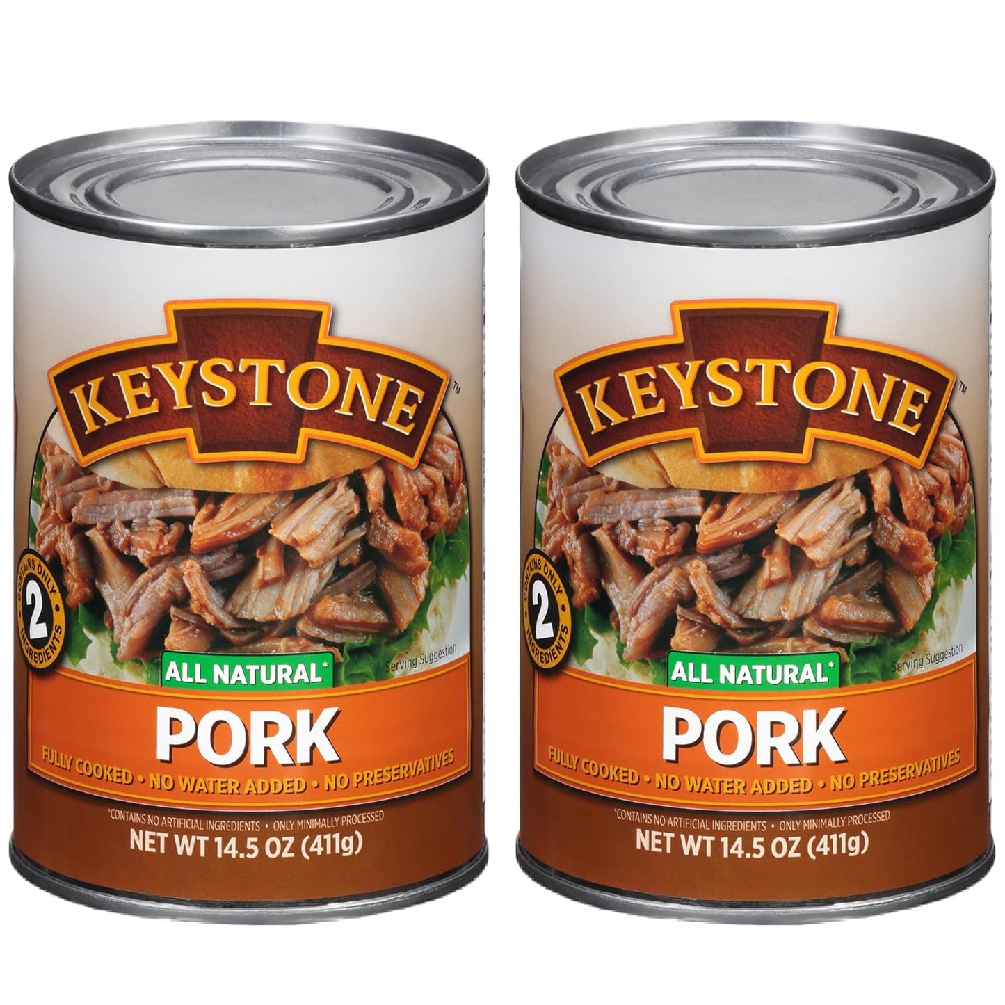 Keystone Meats All Natural Pork 14.5 Oz Can