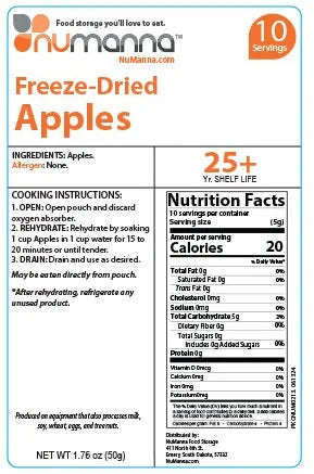 NuManna Freeze-Dried Fruit | 1 Bucket (New )