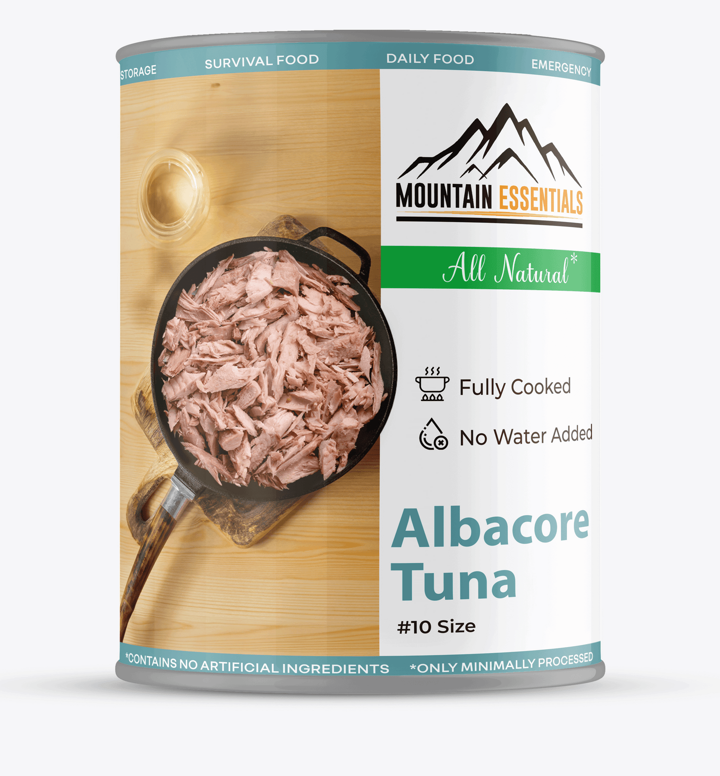 MOUNTAIN ESSENTIALS Freeze Dried Albacore Tuna Canned Fish Shelf Stable Emergency Survival Easy Prep Camping Food Perfect for Backpacking or Home Meals Pack of 1