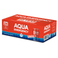 Aqua Emergency Water Pallet of 100 cases, each case 24 Cans, 50 year shelf life