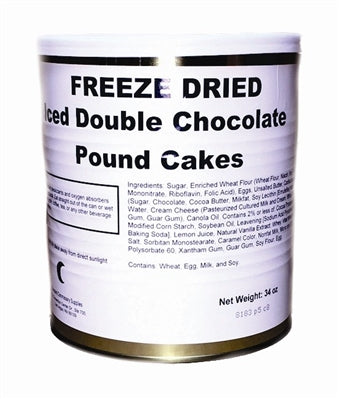 Military Surplus Freeze Dried Double Chocolate Pound Cakes