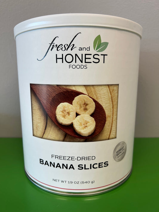 Fresh and Honest Freeze-Dried Banana Slices – Sweetness in Every Bite