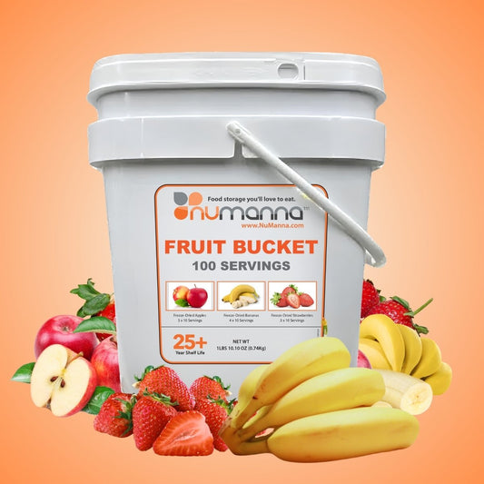 NuManna Freeze-Dried Fruit | 1 Bucket (New )