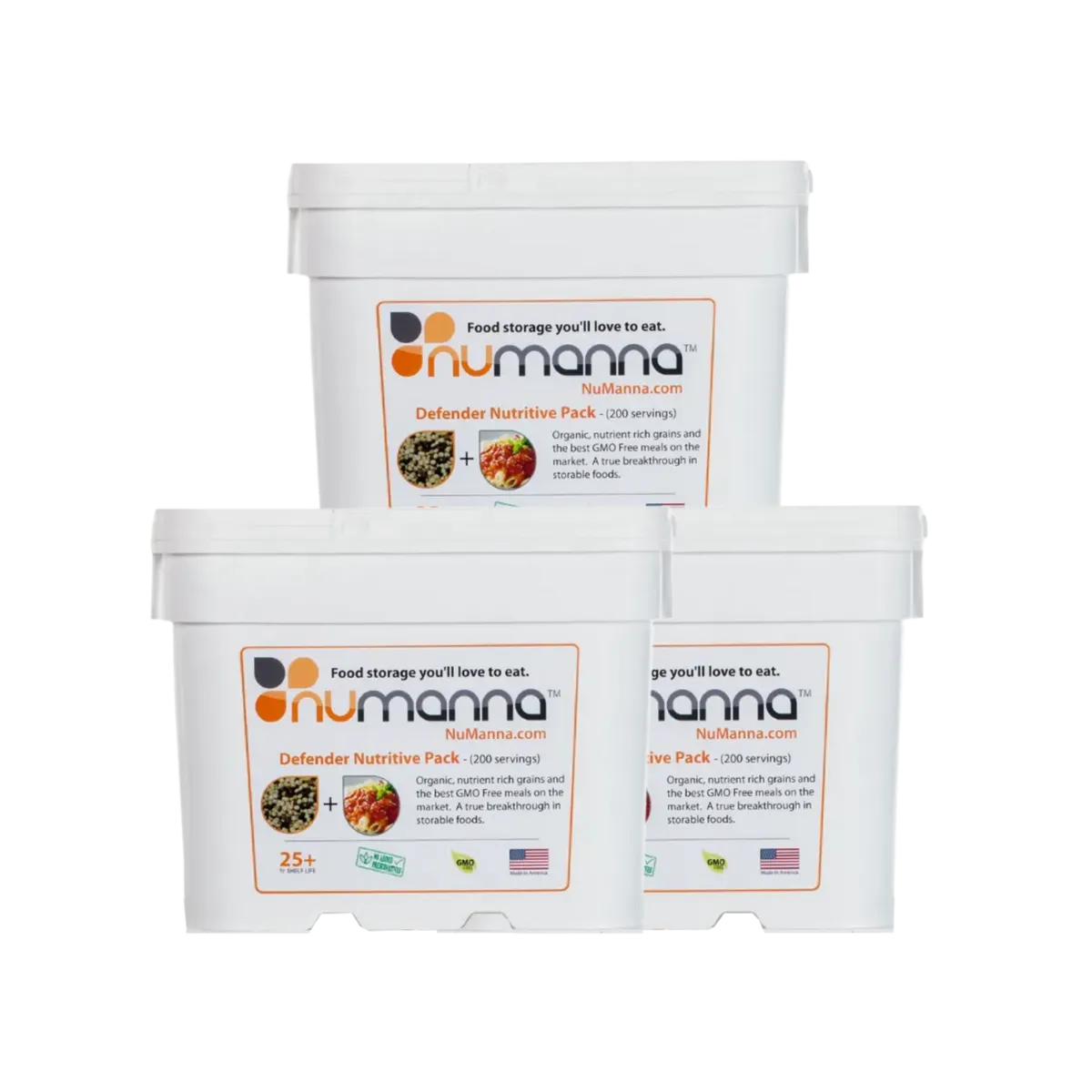 NuManna Triple Defender Nutritive Pack - 612 Total Servings