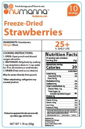 NuManna Freeze-Dried Fruit | 1 Bucket (New )