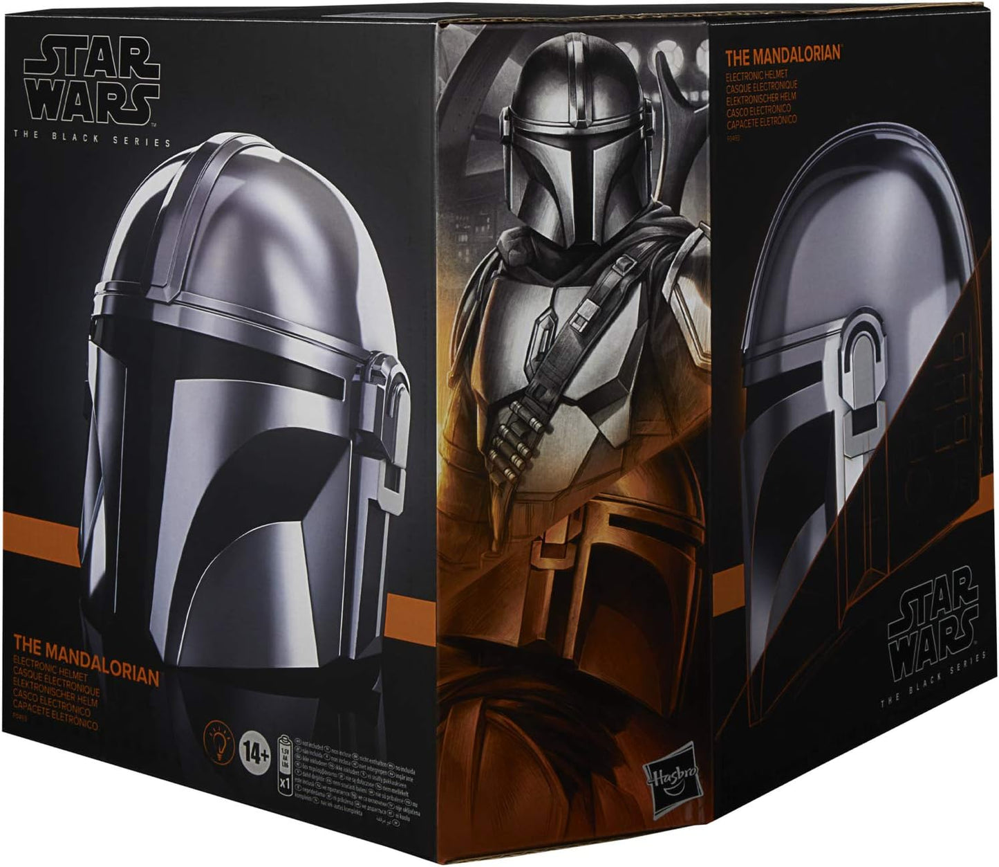 Star Wars The Black Series Boba Fett (Re-Armored) Premium Electronic Helmet, The Mandalorian Collectible, Ages 14 and Up