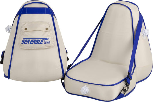 Sea Eagle Deluxe Inflatable Kayak Seat - White (set of 2)