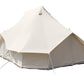 VEVOR 6m Bell Tent 19.7x13.1x9.8 ft Yurt Beige Canvas Tent Cotton Glamping Tents 8-12 Person 4 Season Teepee Tent Portable for Adults Luxury Safari Tent for Family Outdoor Camping Lightweight