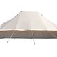 VEVOR 6m Bell Tent 19.7x13.1x9.8 ft Yurt Beige Canvas Tent Cotton Glamping Tents 8-12 Person 4 Season Teepee Tent Portable for Adults Luxury Safari Tent for Family Outdoor Camping Lightweight