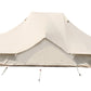 VEVOR 6m Bell Tent 19.7x13.1x9.8 ft Yurt Beige Canvas Tent Cotton Glamping Tents 8-12 Person 4 Season Teepee Tent Portable for Adults Luxury Safari Tent for Family Outdoor Camping Lightweight