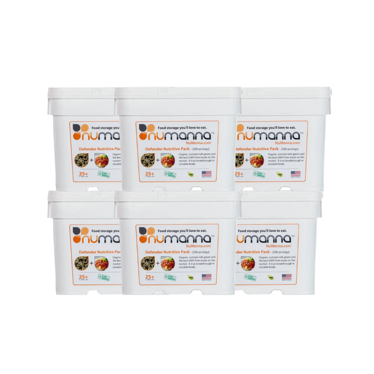 NuManna Defender Nutritive Pack (Mega) - 1224 Total Servings