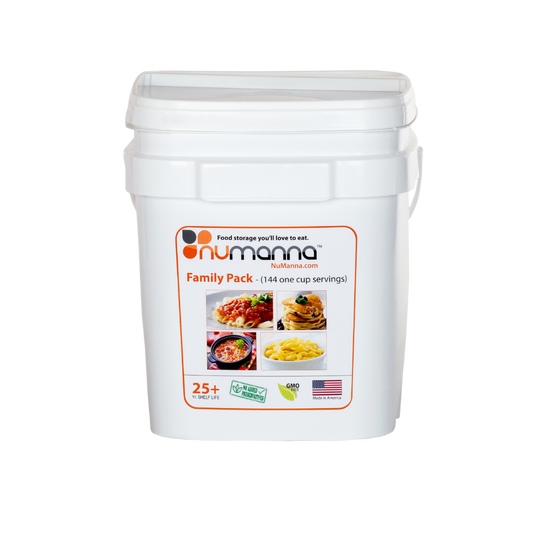 NuManna Family Pack - 144 Total Servings