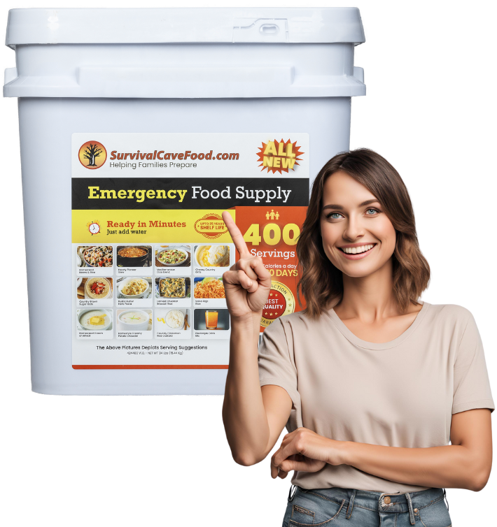 Survival Cave Food Ultimate 400-Serving Emergency Meal Kit