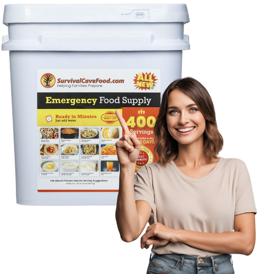 Survival Cave Food Ultimate 400-Serving Emergency Meal Kit